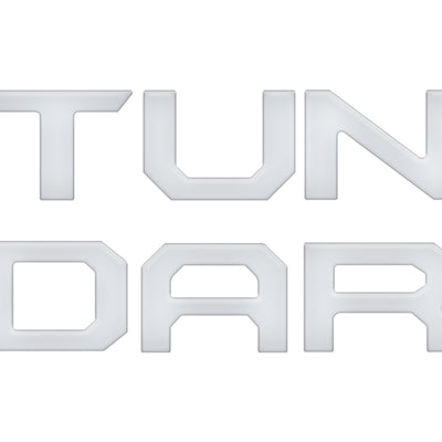 Tailgate Letter Inserts Fits 2022-2022 Toyota Tundra Matte White