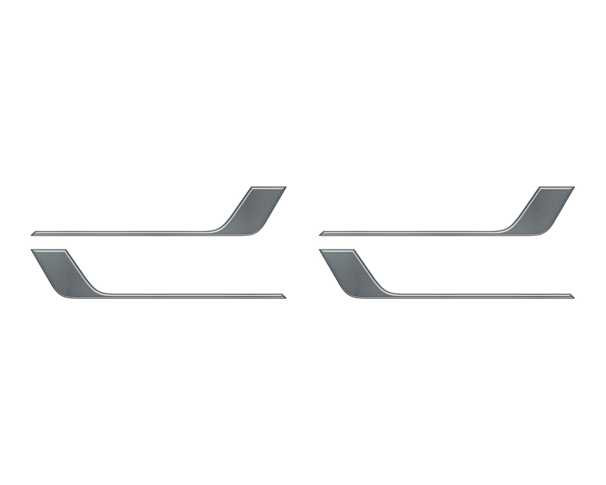 Crew Max 4 Door Lower Accent Trim Fits 2022-2022 Toyota Tundra CrewMax (4 Piece Kit) *OE Color - Magnetic Gray Metallic