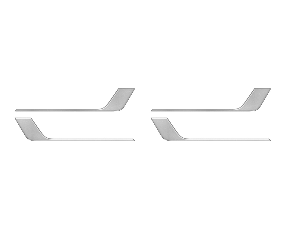 Crew Max 4 Door Lower Accent Trim Fits 2022-2022 Toyota Tundra CrewMax (4 Piece Kit) *OE Color - Celestial Silver Metallic