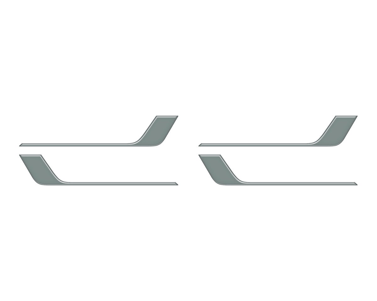 Crew Max 4 Door Lower Accent Trim Fits 2022-2022 Toyota Tundra CrewMax (4 Piece Kit) *OE Color - Lunar Rock