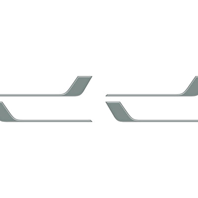 Crew Max 4 Door Lower Accent Trim Fits 2022-2022 Toyota Tundra CrewMax (4 Piece Kit) *OE Color - Lunar Rock