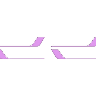 Crew Max 4 Door Lower Accent Trim Fits 2022-2022 Toyota Tundra CrewMax (4 Piece Kit) Lavender Purple