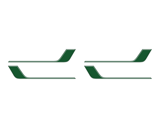 Crew Max 4 Door Lower Accent Trim Fits 2022-2022 Toyota Tundra CrewMax (4 Piece Kit) *OE Color - Army Green
