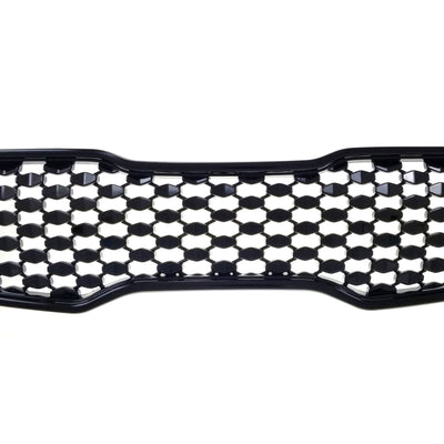ABS6418BLK 16-19 Kia Sportage LX 1 PC Gloss Black Tape-on Grille Overlay Chrome Delete Kit