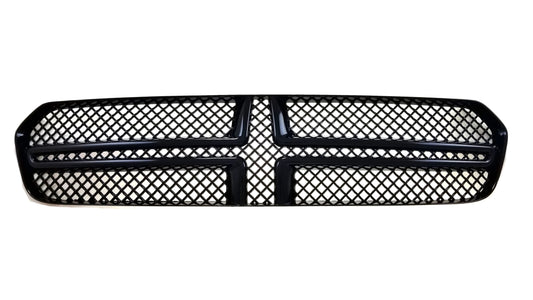 ABS6435BLK 14-21 Dodge Durango SXT/SXT PLUS/LIMITED /CITADEL/RT 1 PC Gloss Black Tape-on Grille Overlay Chrome Delete Kit