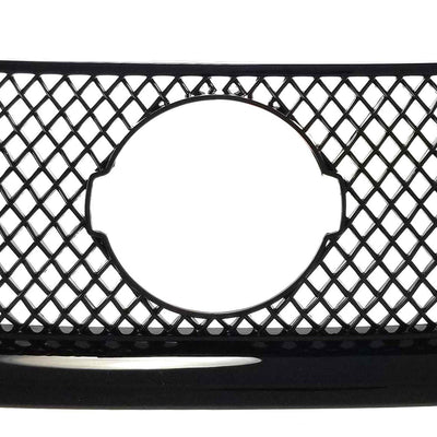 ABS6436BLK 16-18 Nissan Altima S/SR/SV/SL 1 PC Gloss Black Tape-on Grille Overlay Chrome Delete Kit