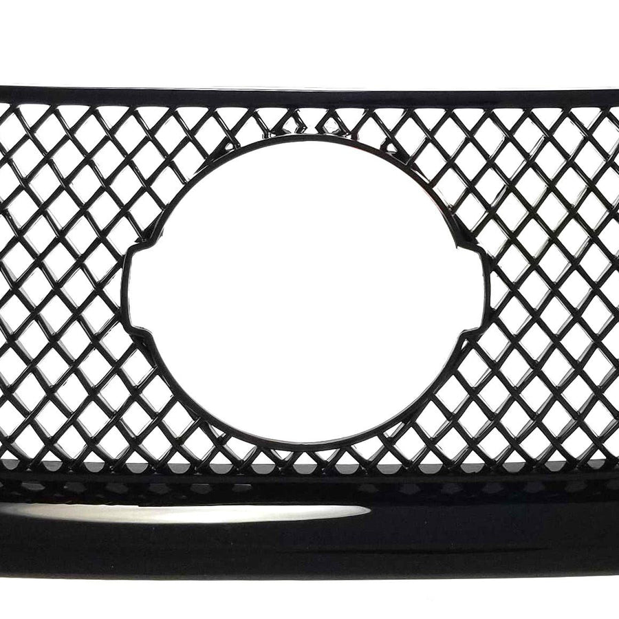 ABS6436BLK 16-18 Nissan Altima S/SR/SV/SL 1 PC Gloss Black Tape-on Grille Overlay Chrome Delete Kit