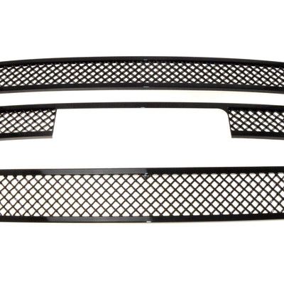 ABS6442BLK 15-20 GMC Yukon SLE/SLT 3 PCS Gloss Black Tape-on Grille Overlay Chrome Delete Kit