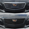 ABS6448BLK 15-19 Cadillac CTS Does not fit V Model 1 PC Gloss Black Tape-on Grille Overlay Chrome Delete Kit