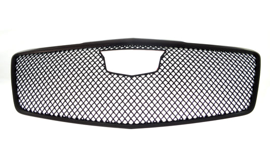 ABS6448BLK 15-19 Cadillac CTS Does not fit V Model 1 PC Gloss Black Tape-on Grille Overlay Chrome Delete Kit