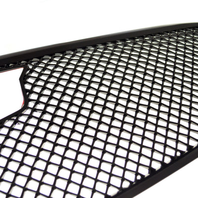 ABS6448BLK 15-19 Cadillac CTS Does not fit V Model 1 PC Gloss Black Tape-on Grille Overlay Chrome Delete Kit