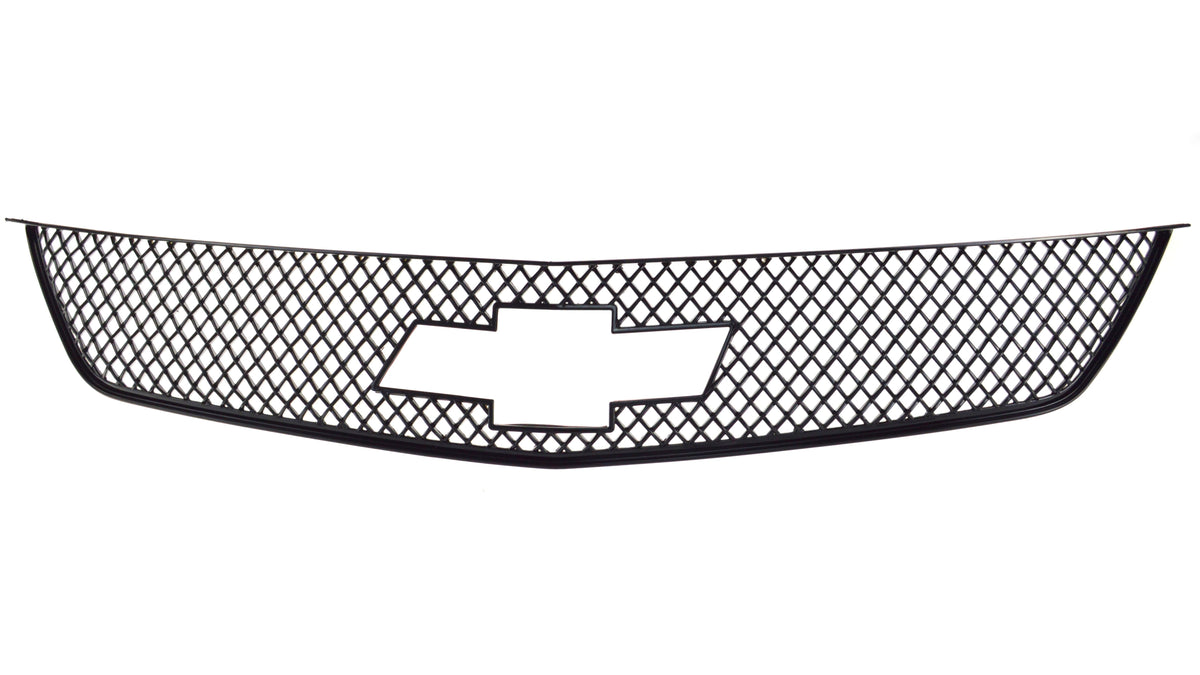 ABS6460BLK 13-20 Chevrolet Impala LS/LT/LTZ 1 PC Gloss Black Tape-on Grille Overlay Chrome Delete Kit