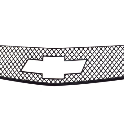 ABS6460BLK 13-20 Chevrolet Impala LS/LT/LTZ 1 PC Gloss Black Tape-on Grille Overlay Chrome Delete Kit