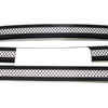 ABS6461BLK 15-18 GMC Sierra 2500 HD/Sierra 3500 HD SLE/SLT 3 PCS Gloss Black Tape-on Grille Overlay Chrome Delete Kit