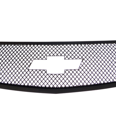 ABS6463BLK 13-17 Chevrolet Traverse LS/LT/LTZ 1 PC Gloss Black Tape-on Grille Overlay Chrome Delete Kit