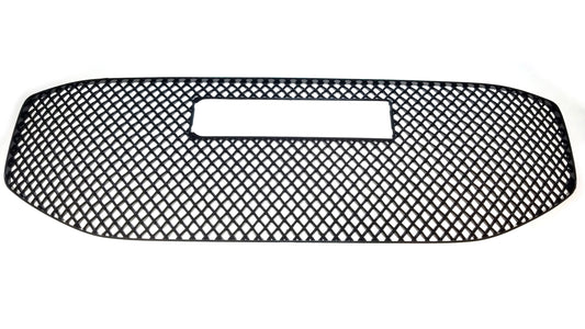 ABS6465BLK 17-19 GMC Acadia SLT 1 PC Gloss Black Tape-on Grille Overlay Chrome Delete Kit