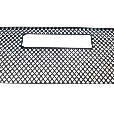 ABS6465BLK 17-19 GMC Acadia SLT 1 PC Gloss Black Tape-on Grille Overlay Chrome Delete Kit