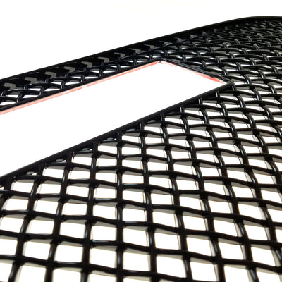 ABS6465BLK 17-19 GMC Acadia SLT 1 PC Gloss Black Tape-on Grille Overlay Chrome Delete Kit