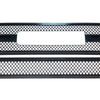 ABS6471BLK 16-18 GMC Sierra 1500 Base/SLE 2 PCS Gloss Black Tape-on Grille Overlay Chrome Delete Kit