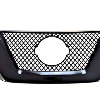 ABS6479BLK 2017 Nissan Rogue EARLY MODEL 17 1 PC Gloss Black Tape-on Grille Overlay Chrome Delete Kit