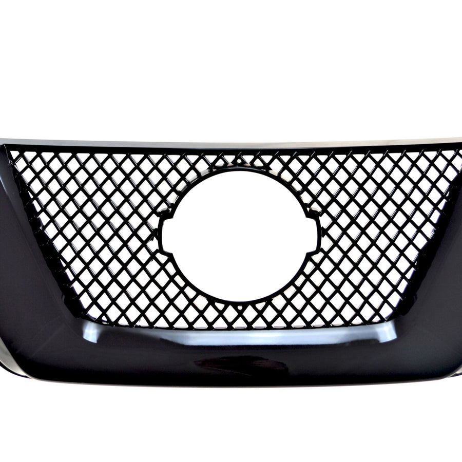 ABS6479BLK 2017 Nissan Rogue EARLY MODEL 17 1 PC Gloss Black Tape-on Grille Overlay Chrome Delete Kit