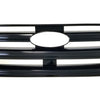 ABS6481BLK 15-18 Ford Edge Does not fit grille with Camera 1 PC Gloss Black Tape-on Grille Overlay Chrome Delete Kit