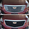 ABS6483BLK 17-19 Cadillac XT5 Does not fit grille with Camera 1 PC Gloss Black Tape-on Grille Overlay Chrome Delete Kit