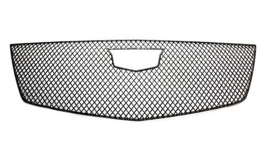 ABS6483BLK 17-19 Cadillac XT5 Does not fit grille with Camera 1 PC Gloss Black Tape-on Grille Overlay Chrome Delete Kit
