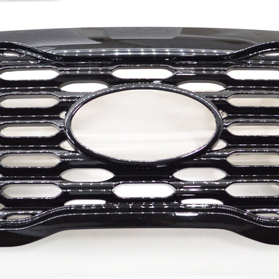 ABS6488BLK 19-20 Kia Sorento Fits LX/EX Only Does not fit grille with Camera 1 PC Gloss Black Tape-on Grille Overlay Chrome Delete Kit