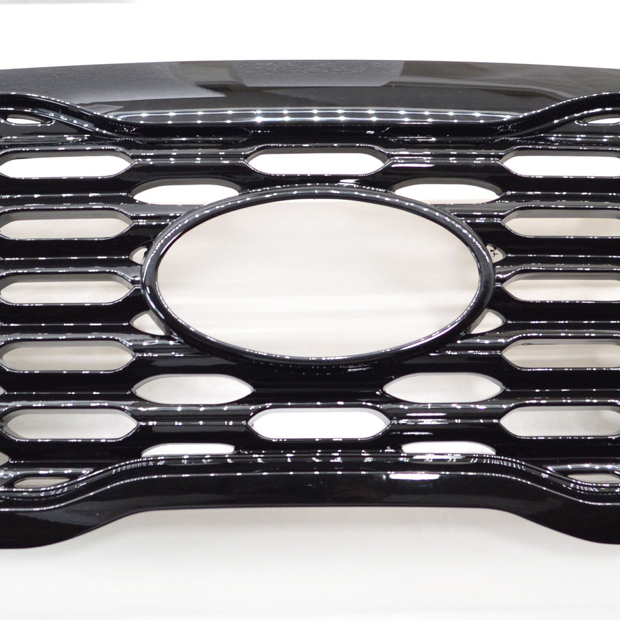 ABS6488BLK 19-20 Kia Sorento Fits LX/EX Only Does not fit grille with Camera 1 PC Gloss Black Tape-on Grille Overlay Chrome Delete Kit