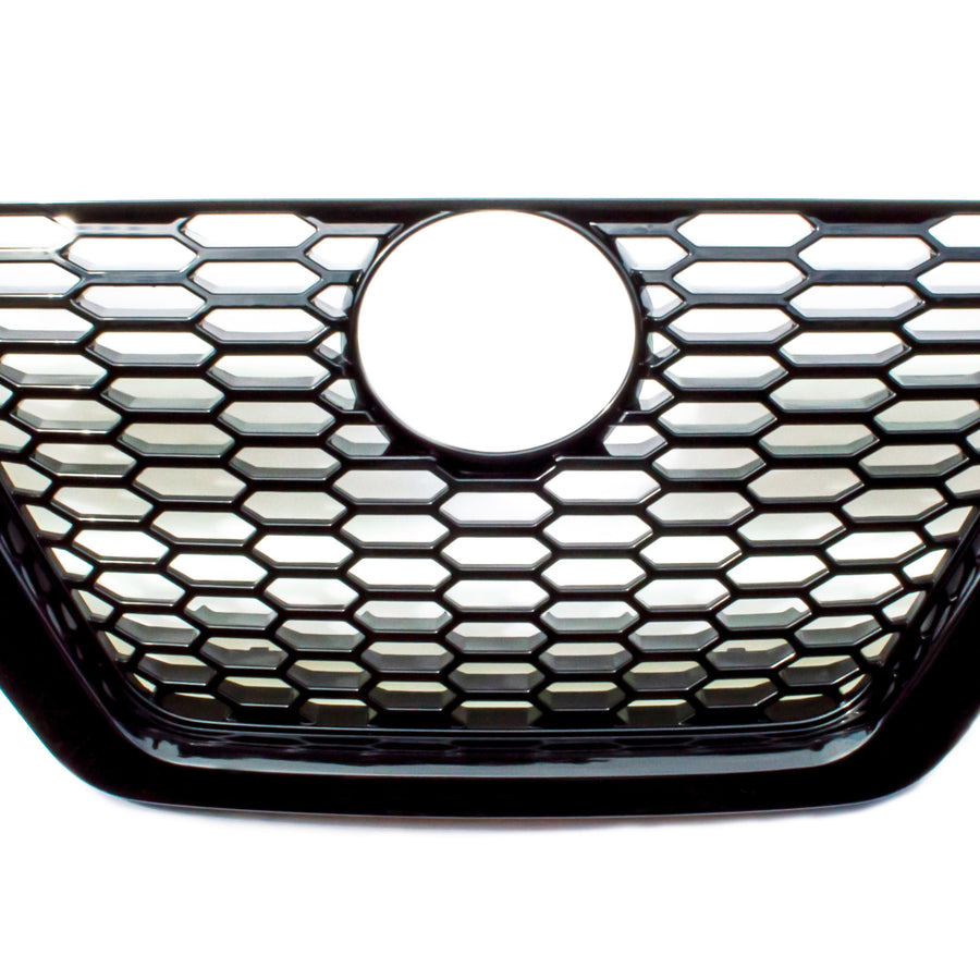 ABS6497BLK 19-22 Nissan Altima 1 PC Gloss Black Clip-On W/Tape Grille Overlay Chrome Delete Kit