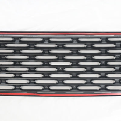 ABS6508BLK 20-22 Ford Escape S/SE/SEL/SE Hybrid 1 PC Gloss Black Clip-On W/Tape Grille Overlay Chrome Delete Kit