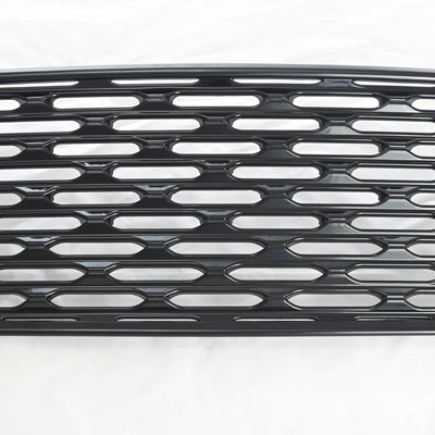 ABS6508BLK 20-22 Ford Escape S/SE/SEL/SE Hybrid 1 PC Gloss Black Clip-On W/Tape Grille Overlay Chrome Delete Kit