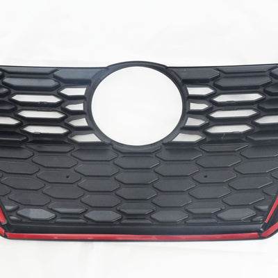 ABS6511BLK 20-22 Nissan Sentra Does not fit grille with Camera 1 PC Gloss Black Clip-On W/Tape Grille Overlay Chrome Delete Kit