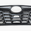 ABS6518BLK 20-21 Toyota Highlander LE/XLE Does not fit grille with Camera Gloss Black Clip-On W/Tape Grille Overlay Chrome Delete Kit