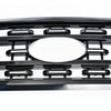 ABS6521BLK 21-23 Ford F-150 XLT/XL 1 PC Gloss Black Clip-On W/Tape Grille Overlay Chrome Delete Kit