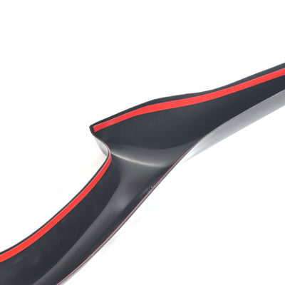 ABS6572BLK 17-22 Mazda CX-5 2 PCS Gloss Black Tape-on Grille Overlay Chrome Delete Kit