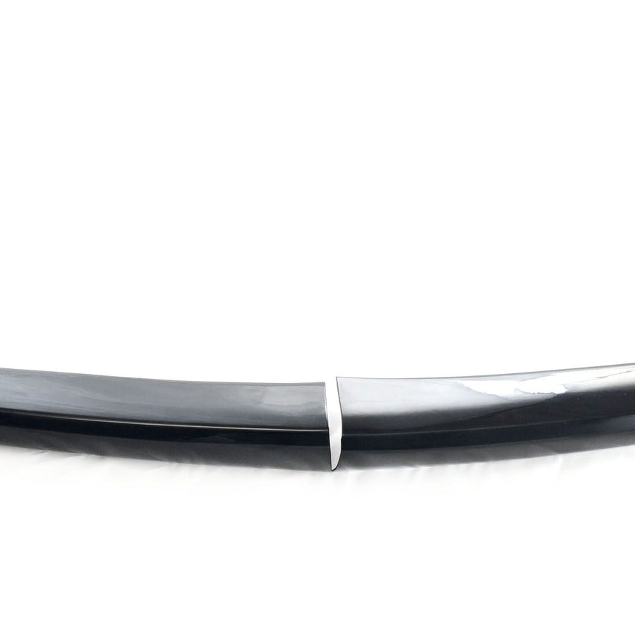 ABS6572BLK 17-22 Mazda CX-5 2 PCS Gloss Black Tape-on Grille Overlay Chrome Delete Kit