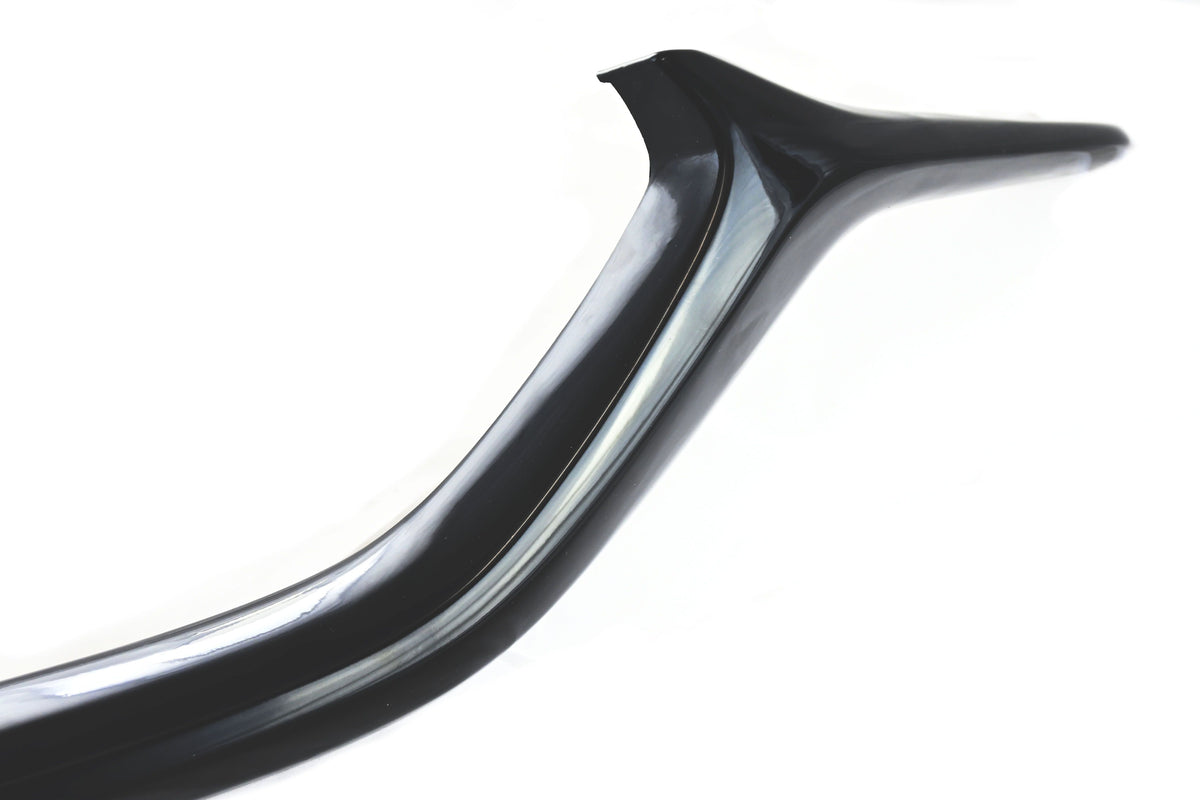 ABS6572BLK 17-22 Mazda CX-5 2 PCS Gloss Black Tape-on Grille Overlay Chrome Delete Kit
