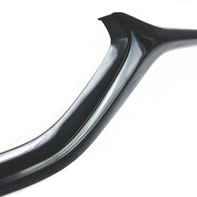 ABS6572BLK 17-22 Mazda CX-5 2 PCS Gloss Black Tape-on Grille Overlay Chrome Delete Kit