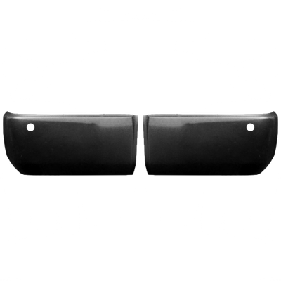 Armor-Coated (Bed lined) BumperShellz Rear Bumper Overlays for 2014-2021 Toyota Tundra, With Sensor Holes – Perfect for a Custom Rear Bumper Appearance.