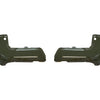 Army Green rear bumper cover for 2016-2023 Toyota Tacoma, featuring parking sensor cutouts