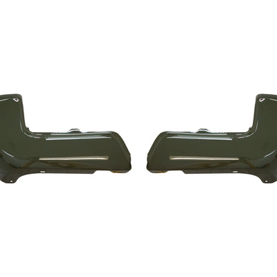 Army Green rear bumper cover for 2016-2023 Toyota Tacoma, no parking sensor holes