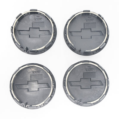 CCAP6800BLK 15-22 Chevrolet Suburban 4 PCS Gloss Black Replacement Officially Licensed Chevrolet Wheel Cap Chrome Delete Kit