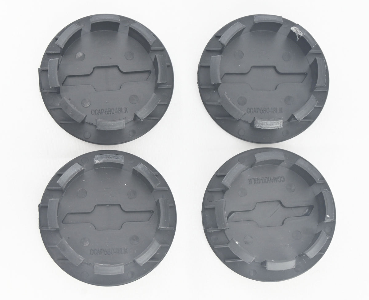 CCAP6804BLK 17-22 Chevrolet Equinox 4 PCS Gloss Black Replacement Officially Licensed Chevrolet Wheel Cap Chrome Delete Kit