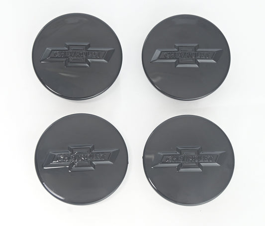 CCAP6804BLK 13-21 Chevrolet Malibu 4 PCS Gloss Black Replacement Officially Licensed Chevrolet Wheel Cap Chrome Delete Kit