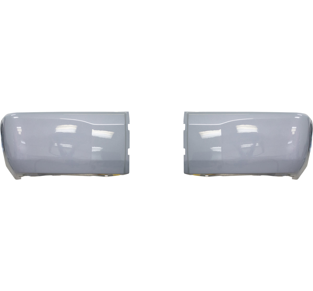 Cement Gray (Color Code: 1H5) BumperShellz Rear Bumper Overlays for 2014-2021 Toyota Tundra, Without Sensor Holes, color matched OEM
