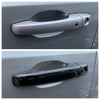 DH6185BLK 13-20 Dodge Journey W/ Smart Key 8 PCS Gloss Black Snap-on W/Tape Door Handle Cover Chrome Delete Kit