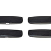 DH6186BLK 12-22 Dodge Challenger W/ Smart Key 4 PCS Gloss Black Tape-on Door Handle Cover Chrome Delete Kit