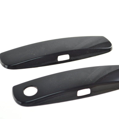 DH6186BLK 11-22 Dodge Charger W/ Smart Key 4 PCS Gloss Black Tape-on Door Handle Cover Chrome Delete Kit